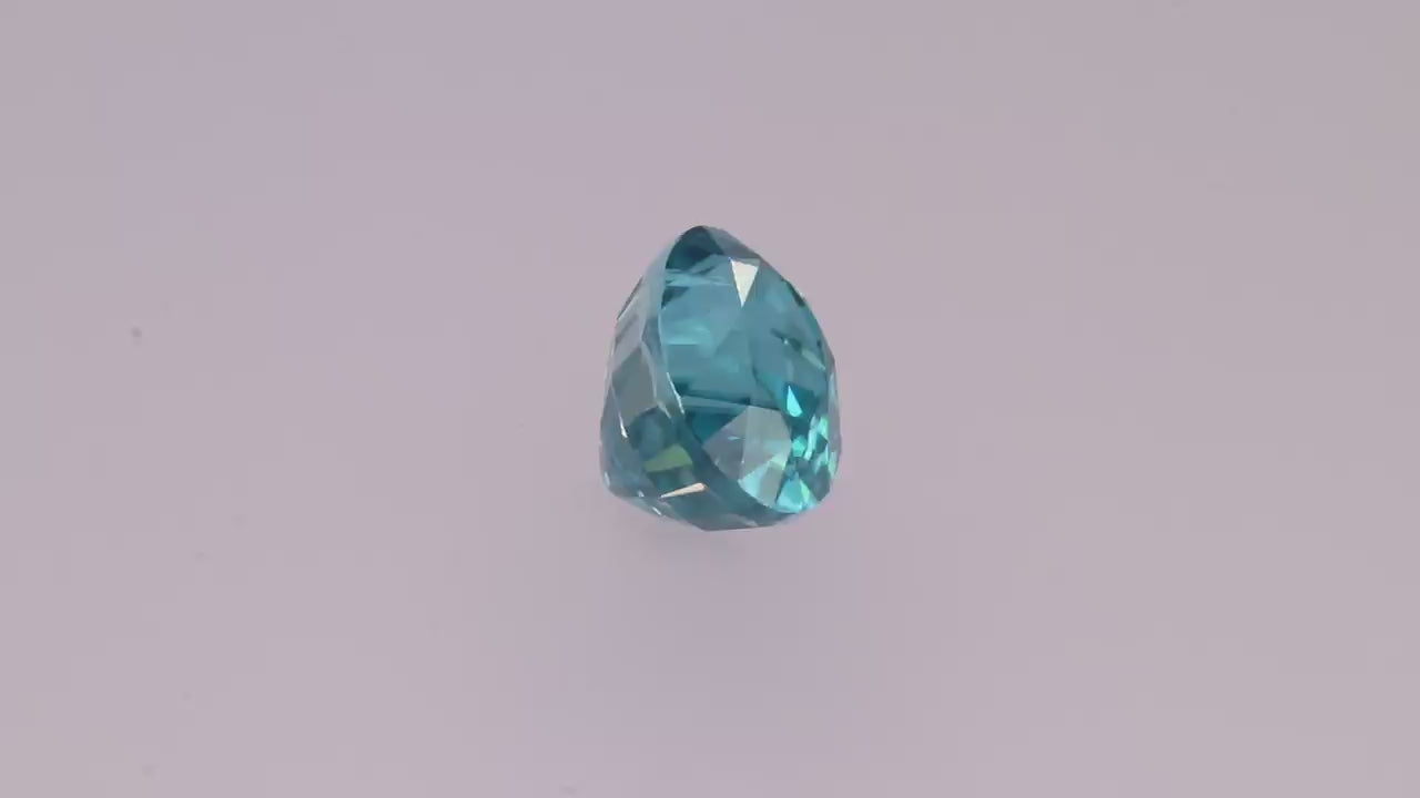 Blue Zircon 4.20 ct